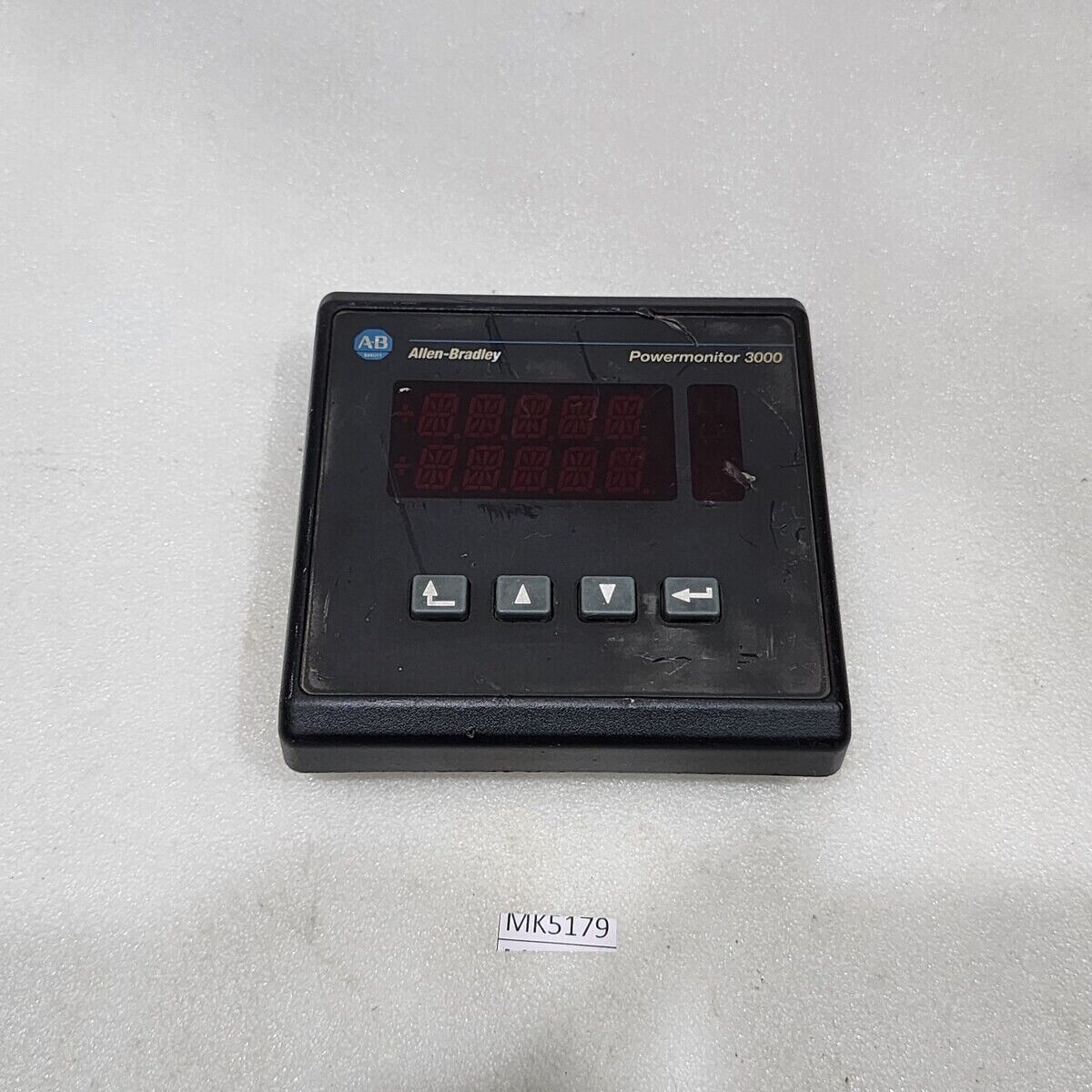 ALLEN BRADLEY CAT 1404-DM SER A POWER MONITOR 3000 FRONT DISPLAY