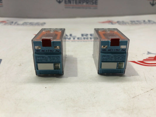 RELECO C9-A41 X SERIE QR-C 115VAC LOT OF 2 UNIT