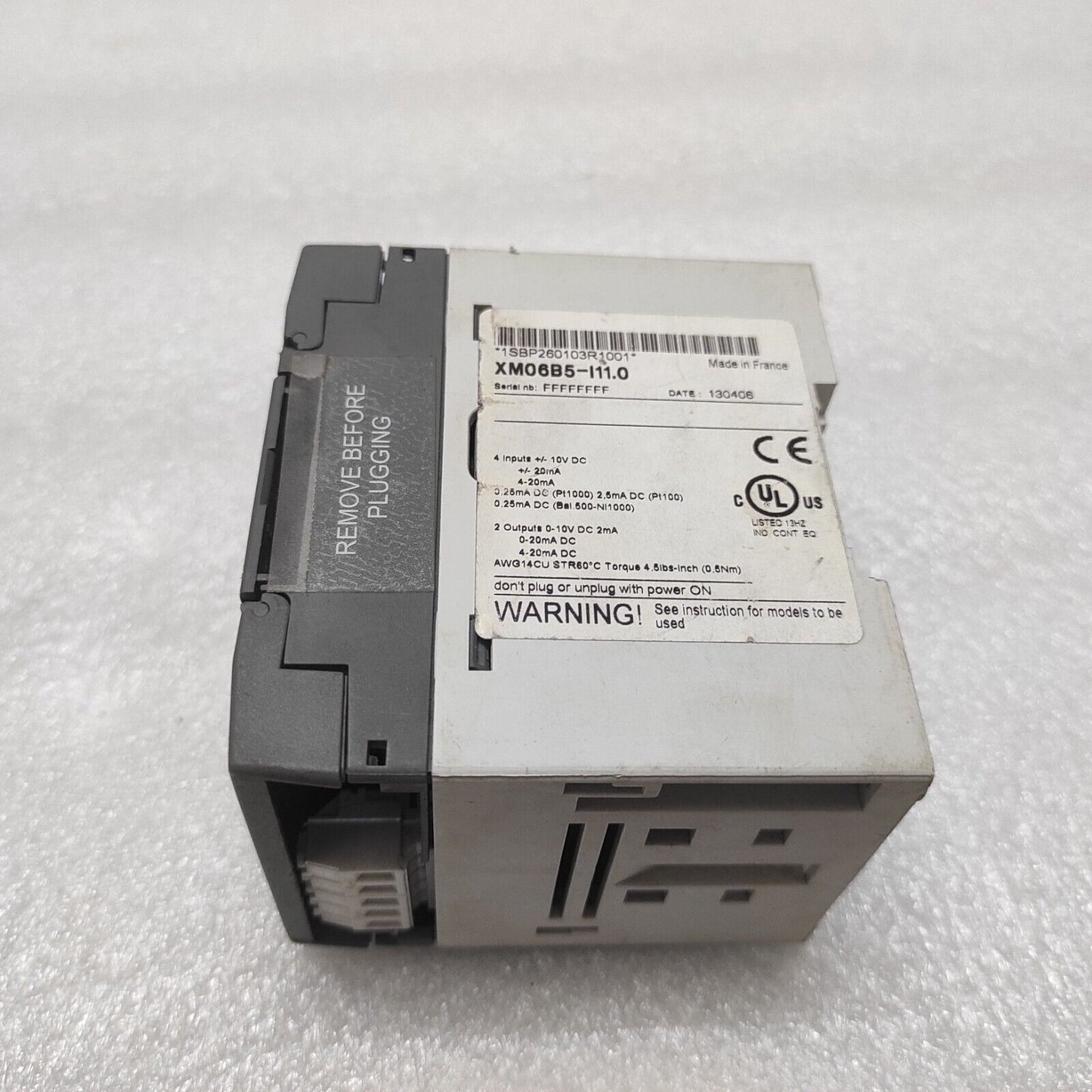 ABB XM06B5 EXTENSION MODULE XM06B5-I11.0