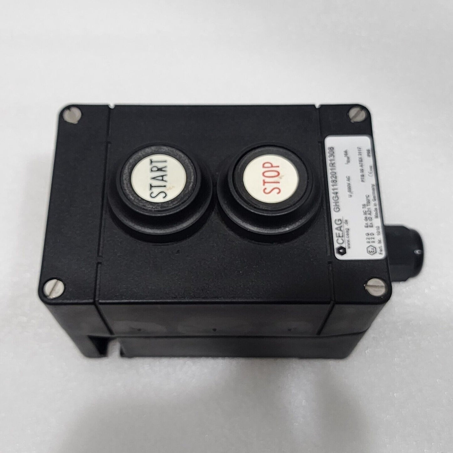 CEAG GHG4118201R1308 PUSH BUTTON STATION M20 1NO/1NC EATON