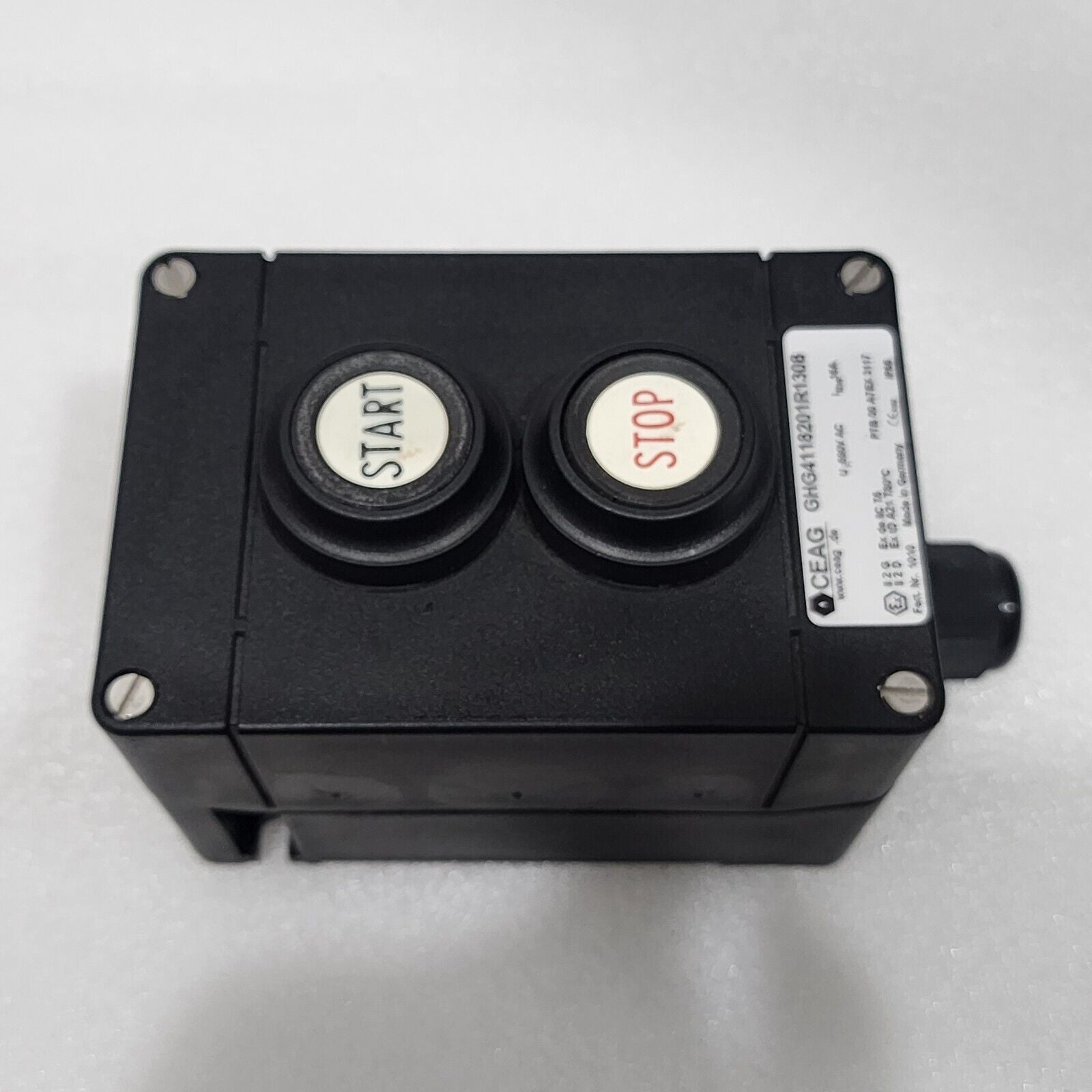 CEAG GHG4118201R1308 PUSH BUTTON STATION M20 1NO/1NC EATON
