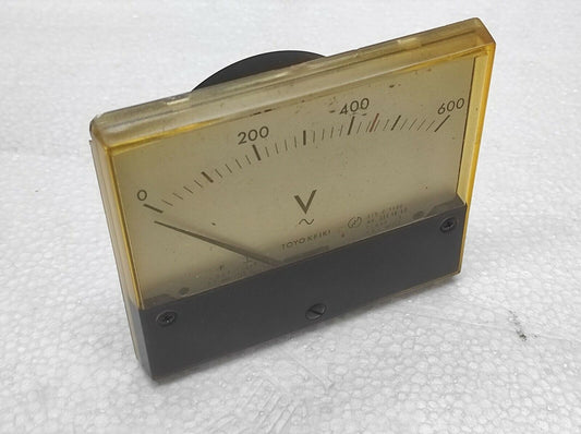 TOYO KEIKI SCF-12NV VOLT METER 0-600V PT 460/115V