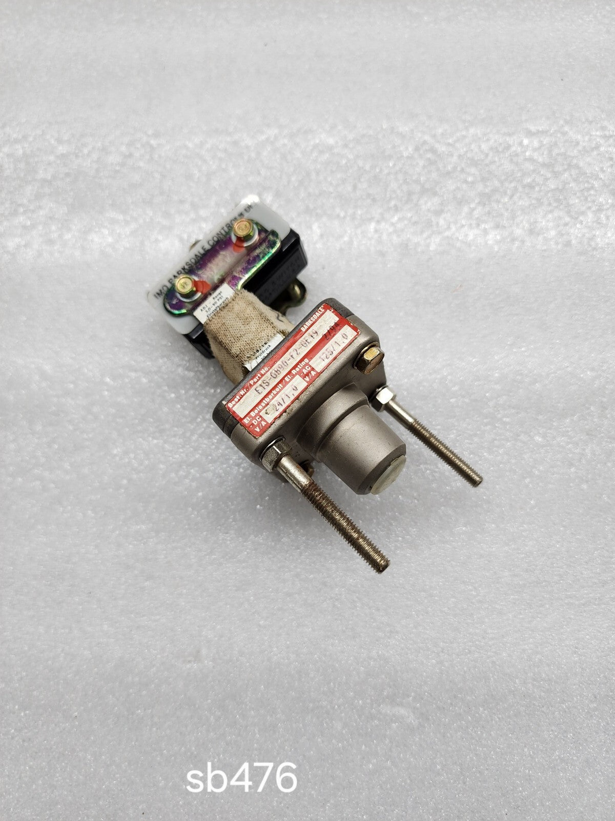 BARKSDALE E1S-G890-F2-GE19 PRESSURE SWITCH 24VDC/125VAC 3-90PSI