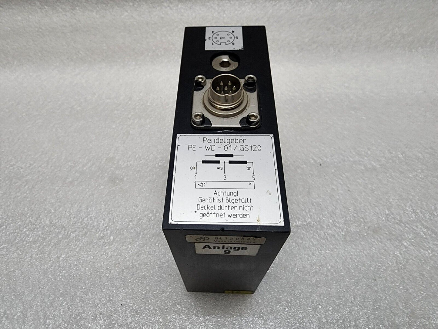 PENDELGEBER PE-WD-01/GS120 FSG TILT POSITION SENSOR