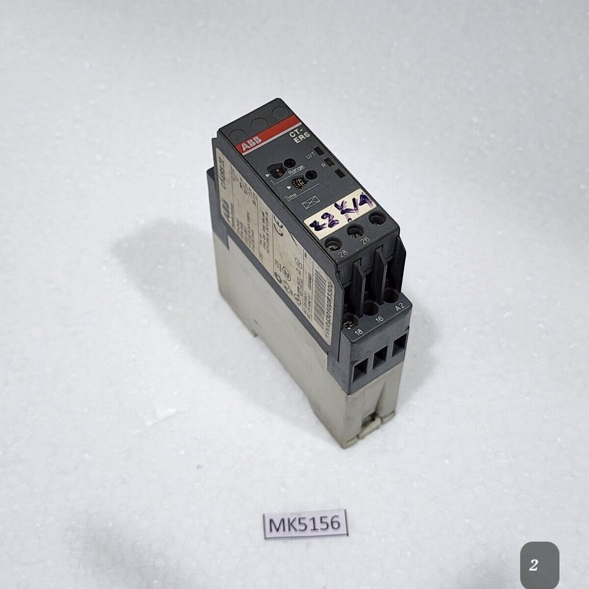 ABB CT-ERS.22 ON DELAY TIME RELAY 1SVR630100R3300 24-240VAC/24-48VDC