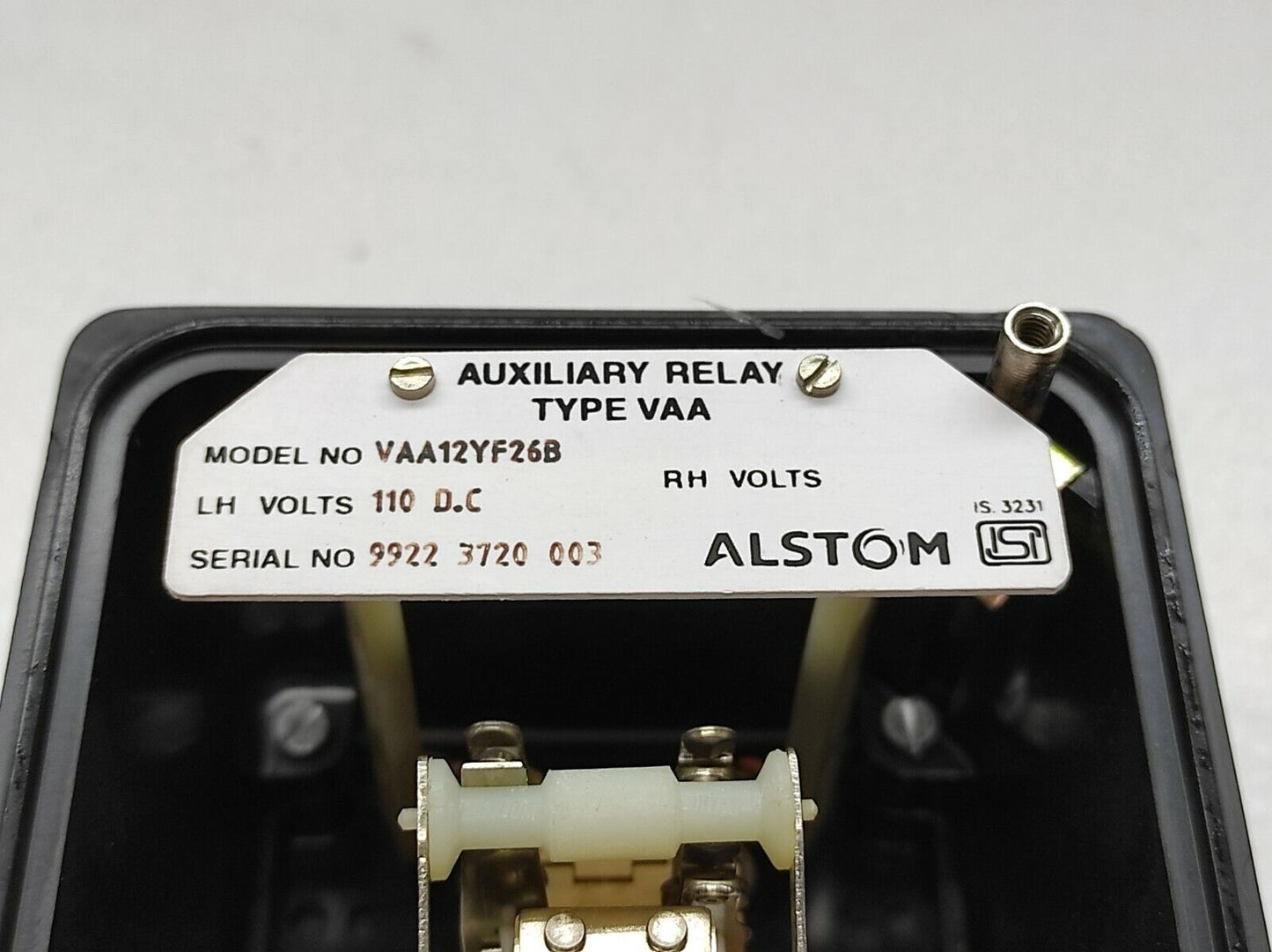 Alstom VAA12YF26B VAA Type Auxiliary Relay 110V DC