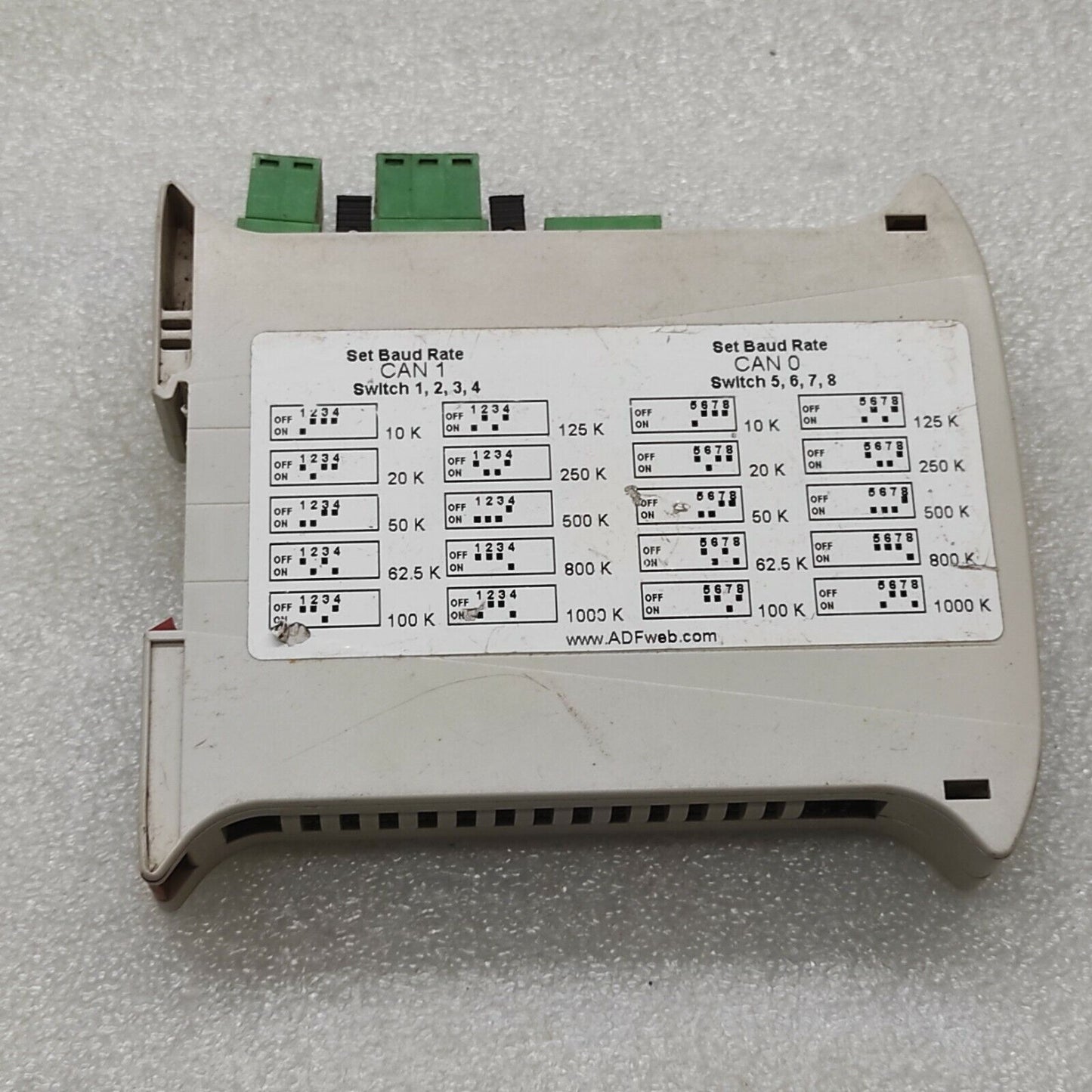 ADF WEB HD67117 CANOPEN REPEATER EXTENDER BUS LINE 10-35VDC