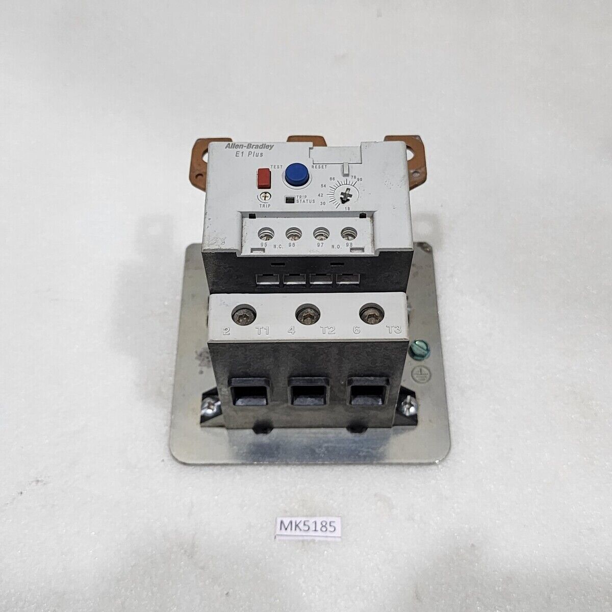 ALLEN BRADLEY E1 PLUS CAT 592-EEGD SER B THERMAL OVERLOAD RELAY 18-90A