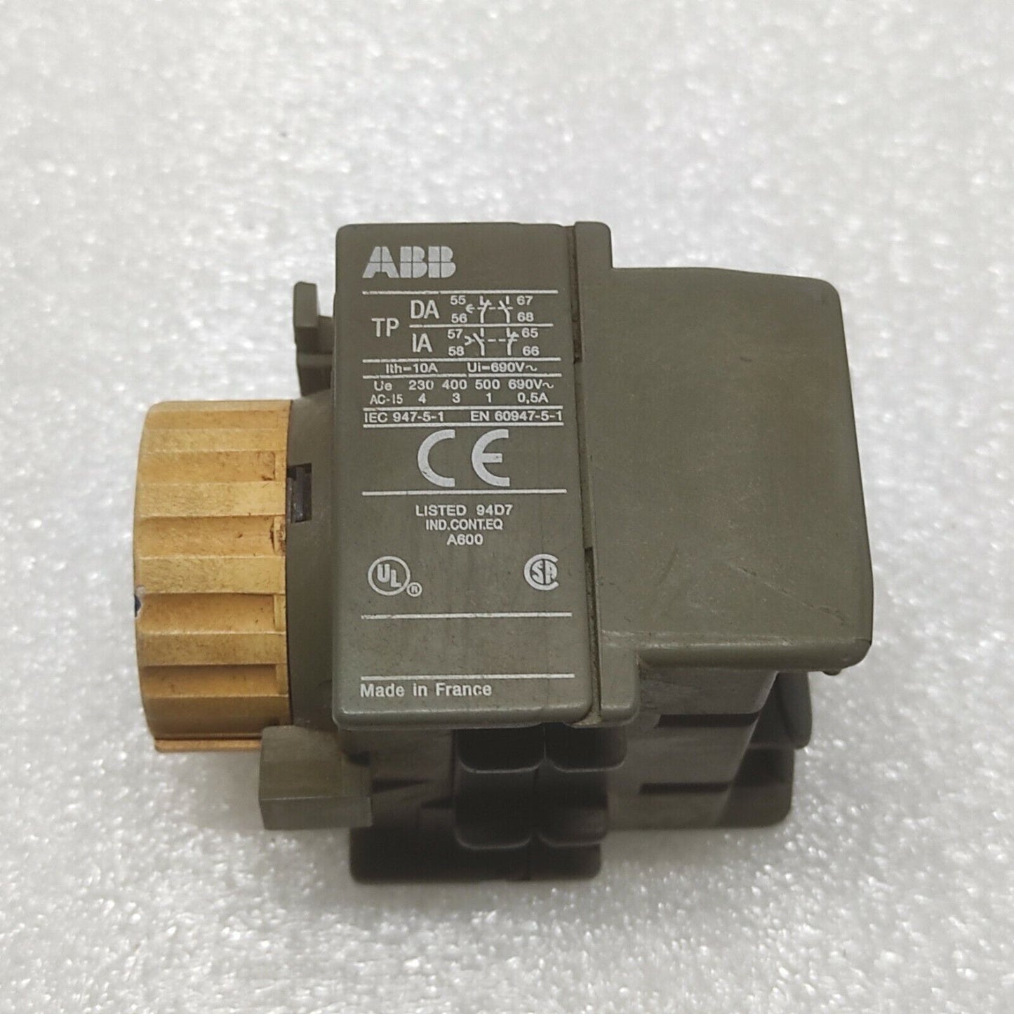 ABB TP40DA CONTACTOR TIMER 0.1-40SEC TP40DA