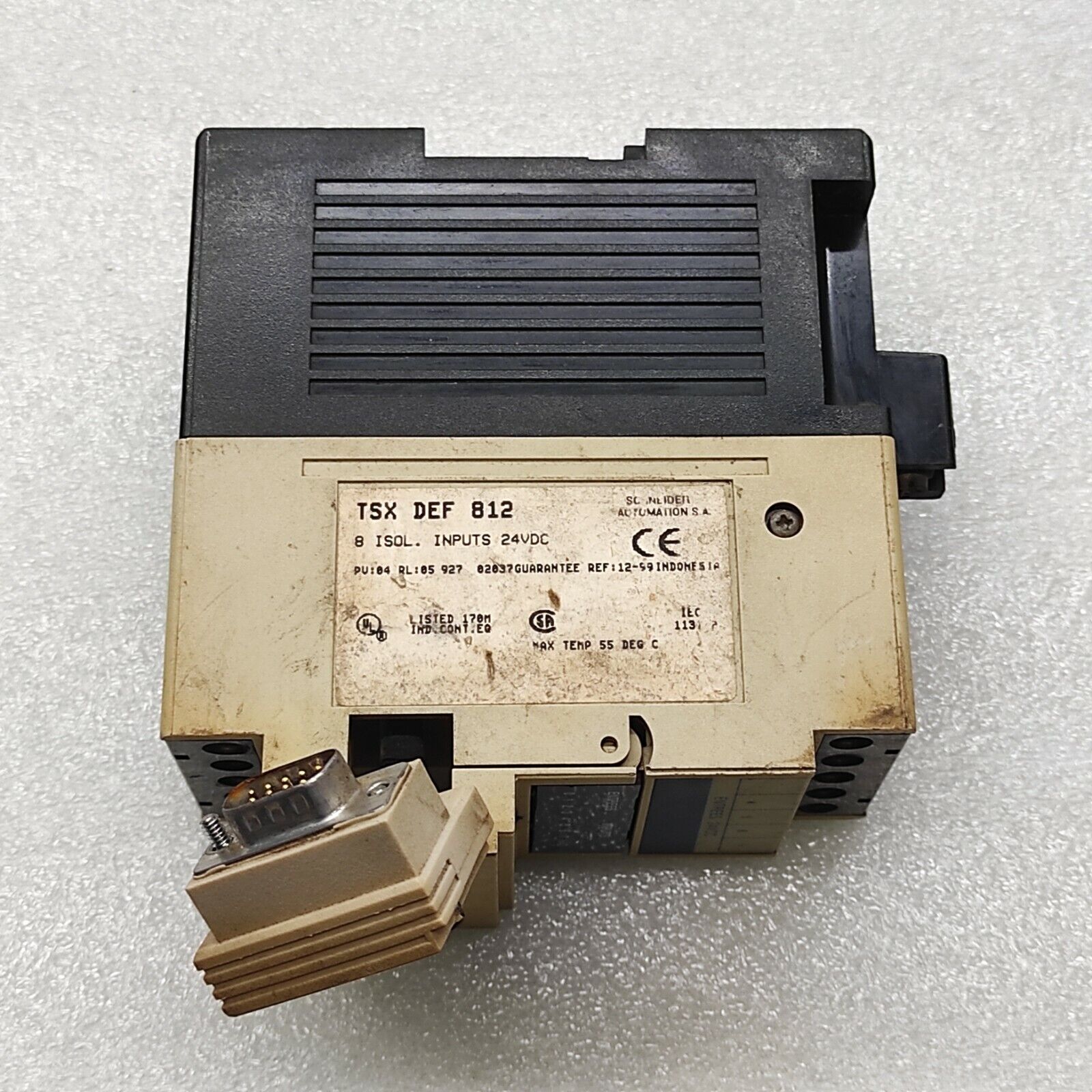 SE TSX DEF 812 INPUT MODULE TSXDEF812