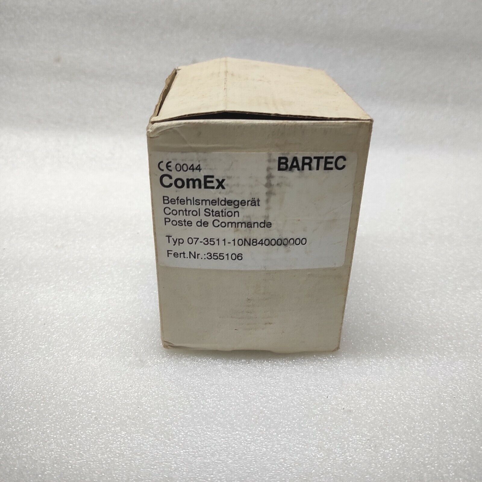 BARTEC 07-351 CONTROL STATION 07-3511-10N840000000 355106