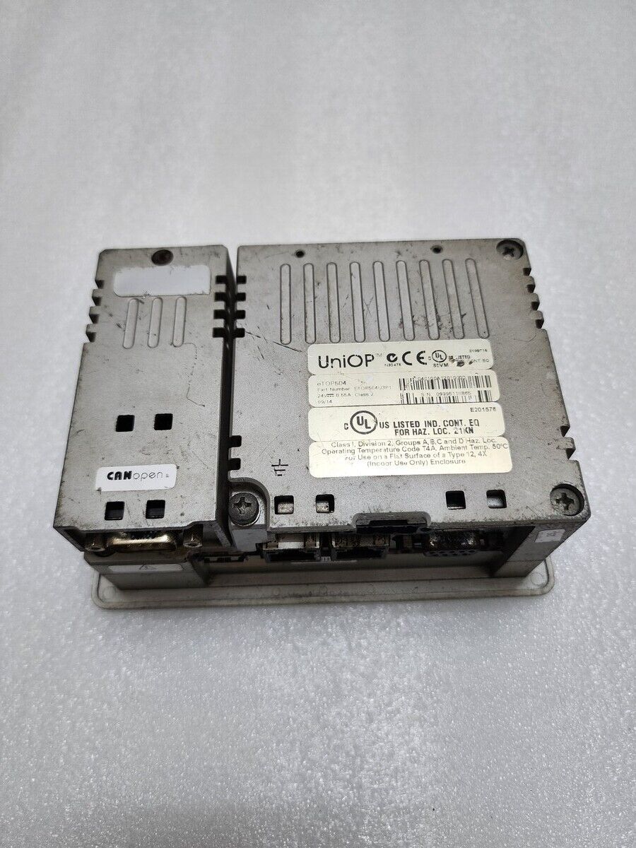 UNIOP ETOP504 OPERATOR PANEL HMI ETOR504U3P1 24VDC TOUCH NOT WORKING