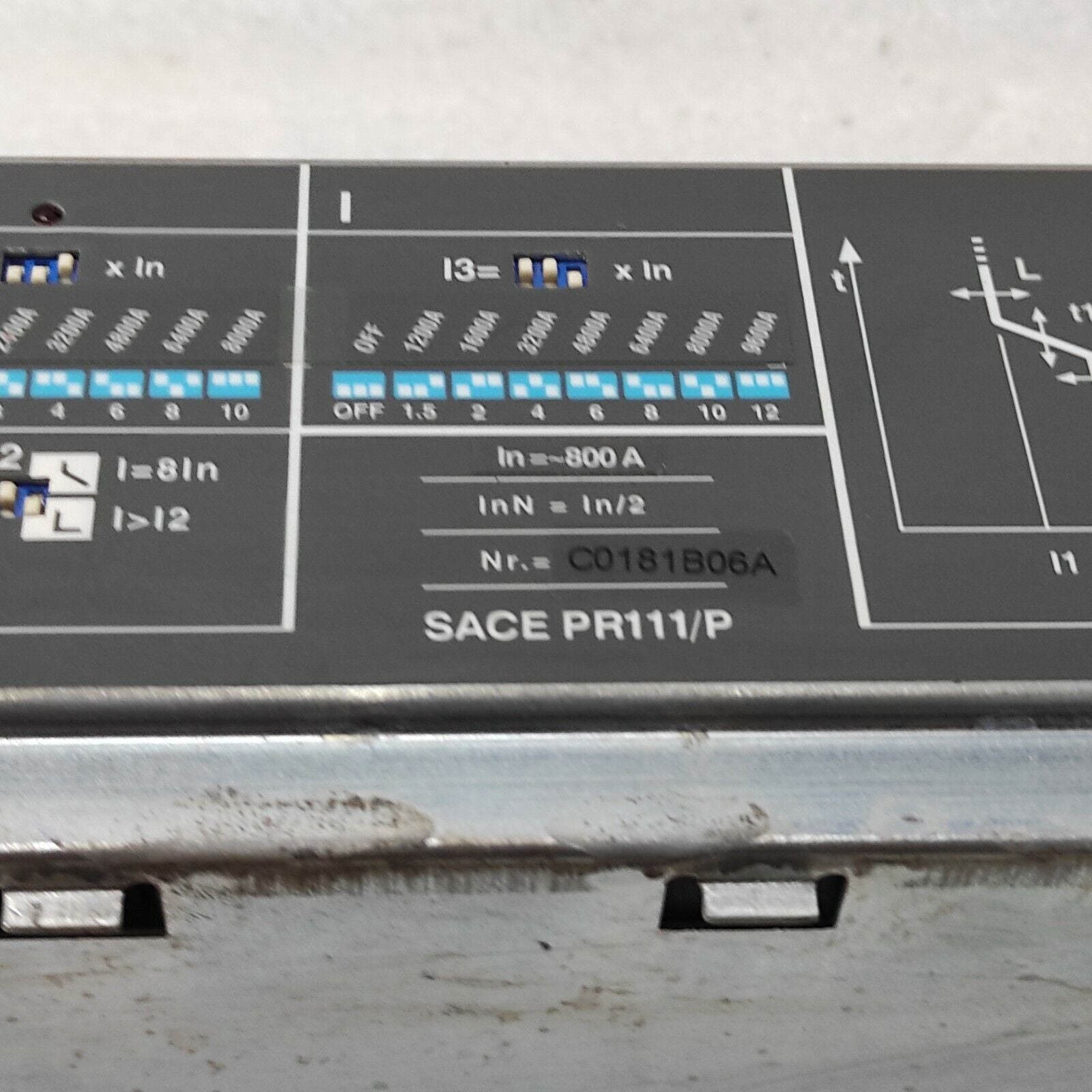 ABB SACE PR111/P LSIG TRIP UNIT 800A