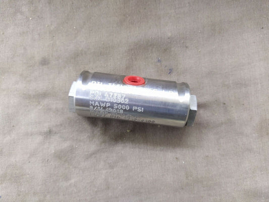 DTL Technologies L.R. SH0050 Rev E Pressure Control/Relief Valve 5000 PSI