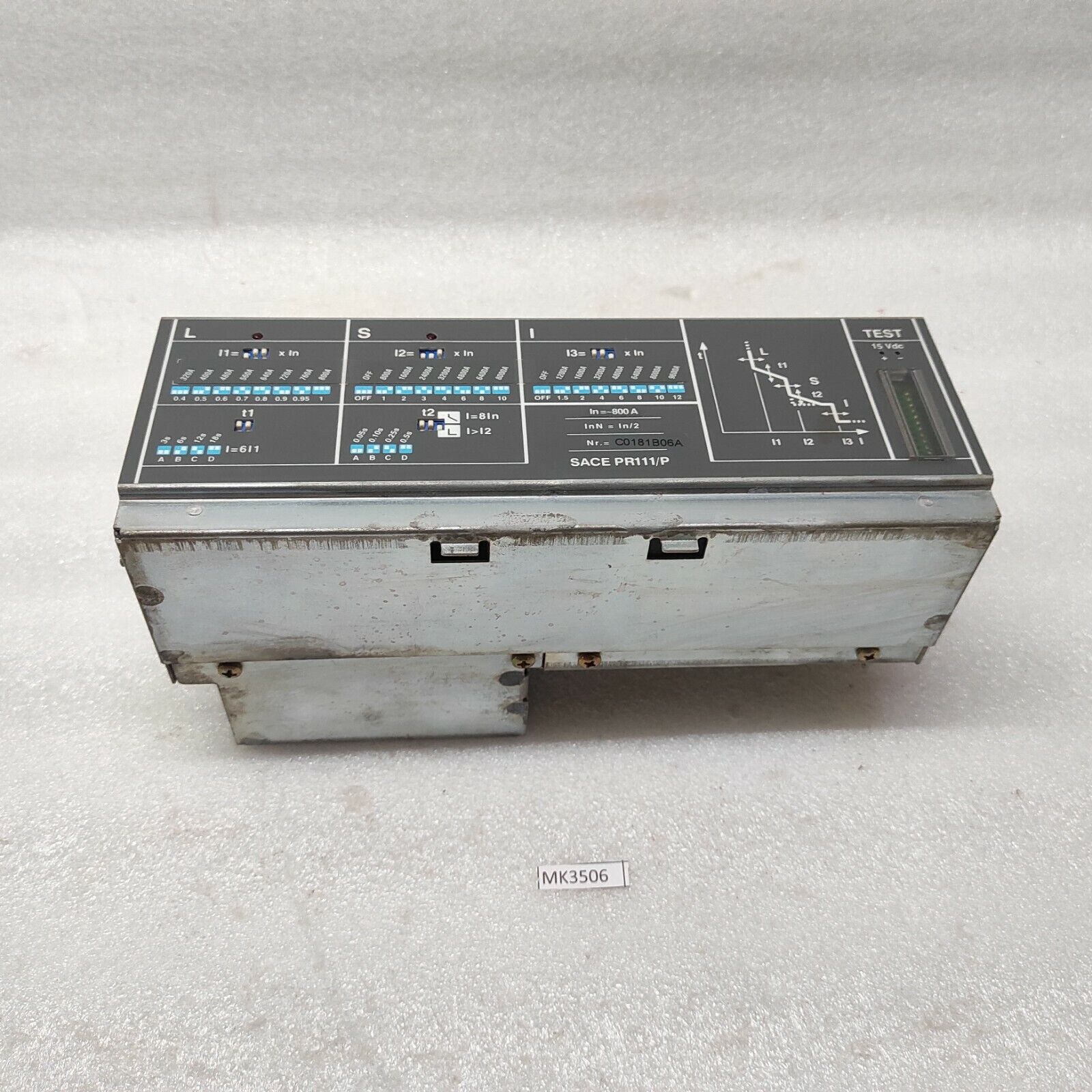 ABB SACE PR111/P LSIG TRIP UNIT 800A