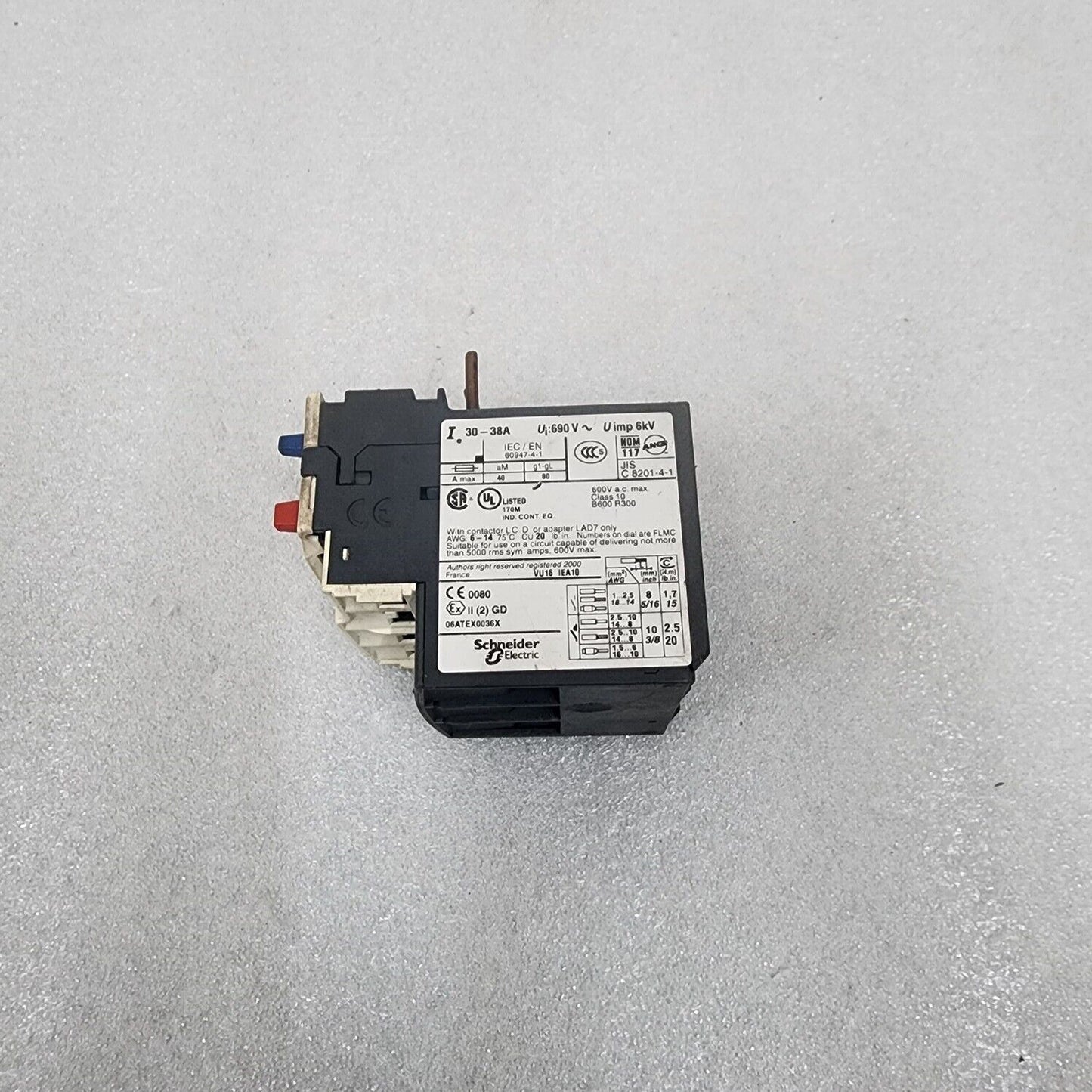 LRD 35 OVERLOAD RELAY 30-38A