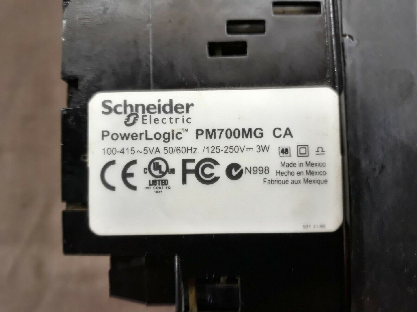 SE PM 700 Power Logic PM700MG CA