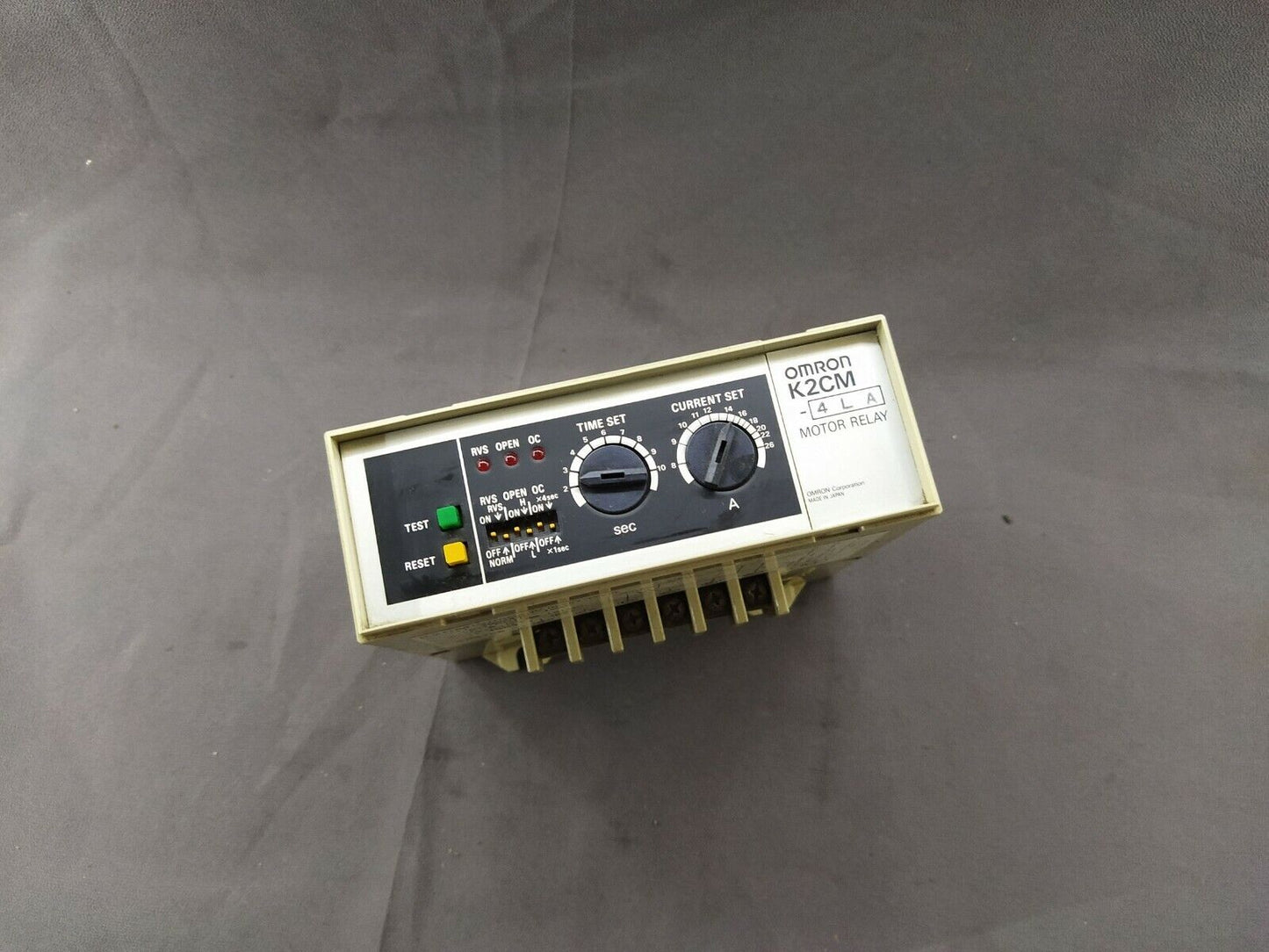 Omron K2CM 4LA Motor Relay 400-440 VAC K2CM4LA