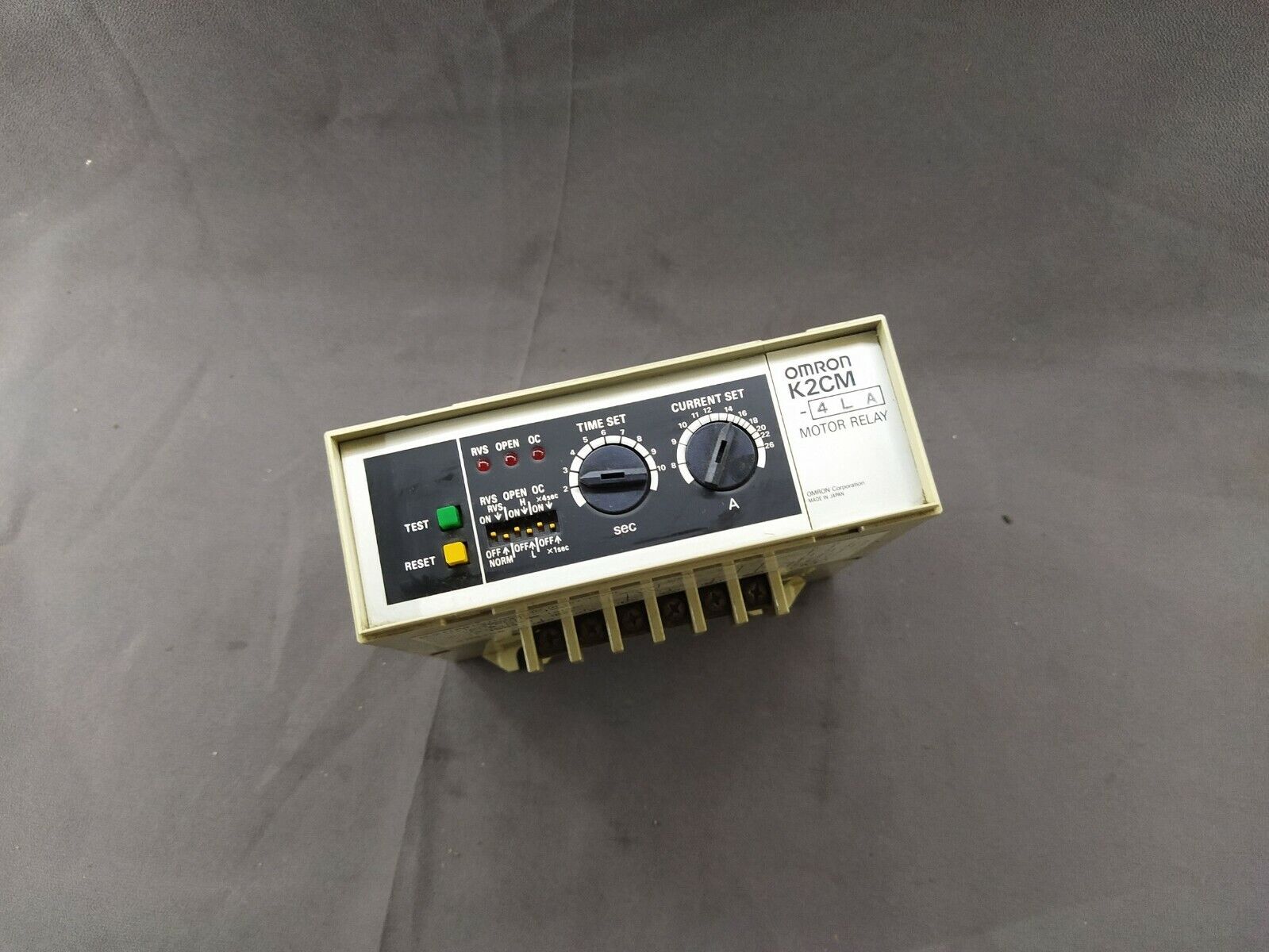 Omron K2CM 4LA Motor Relay 400-440 VAC K2CM4LA