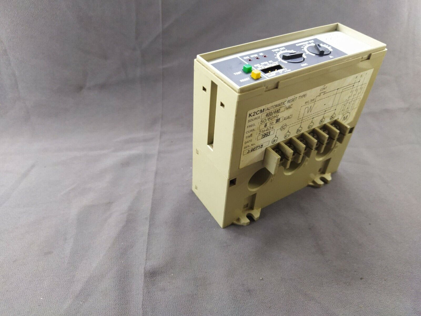 Omron K2CM 4LA Motor Relay 400-440 VAC K2CM4LA