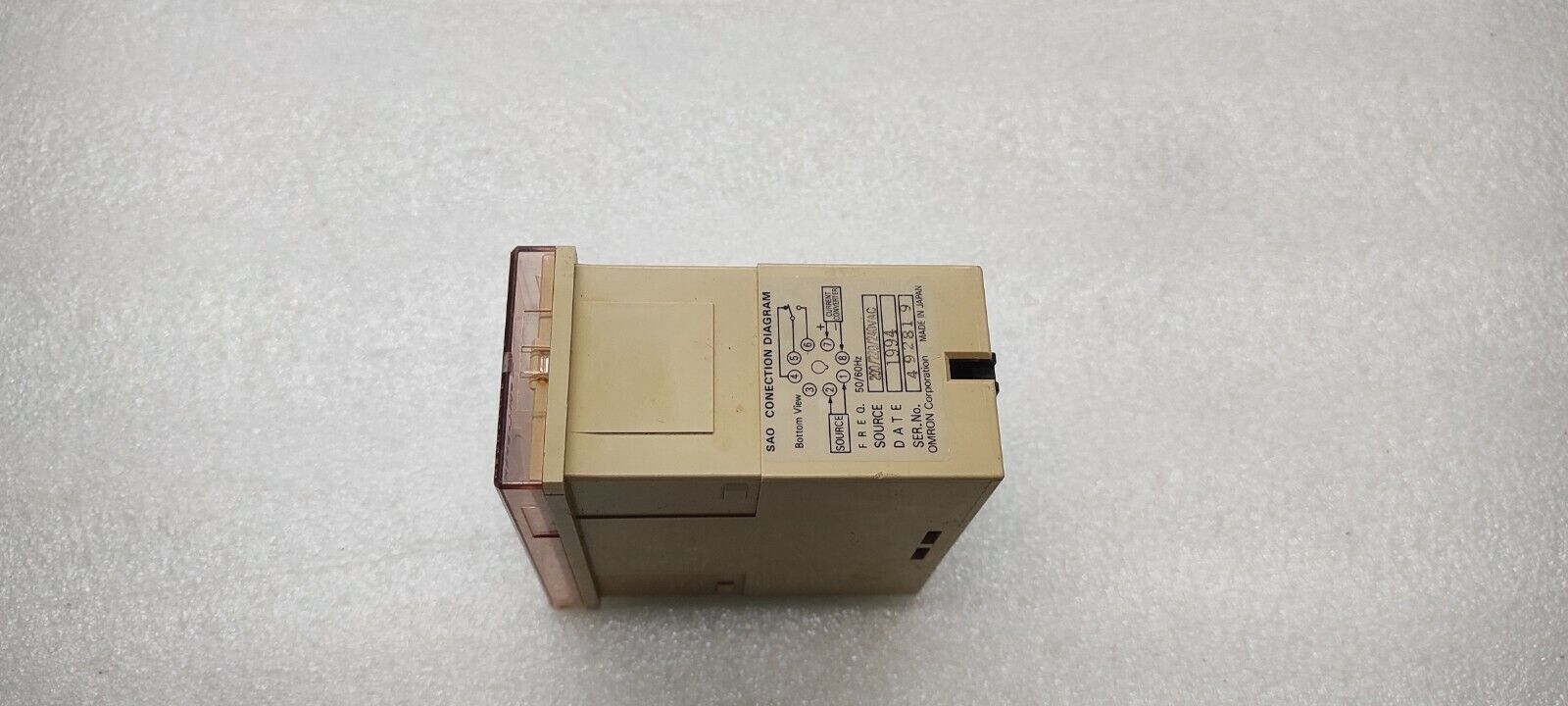 OMRON SAO-S2N CURRENT SENSOR 200-240VAC
