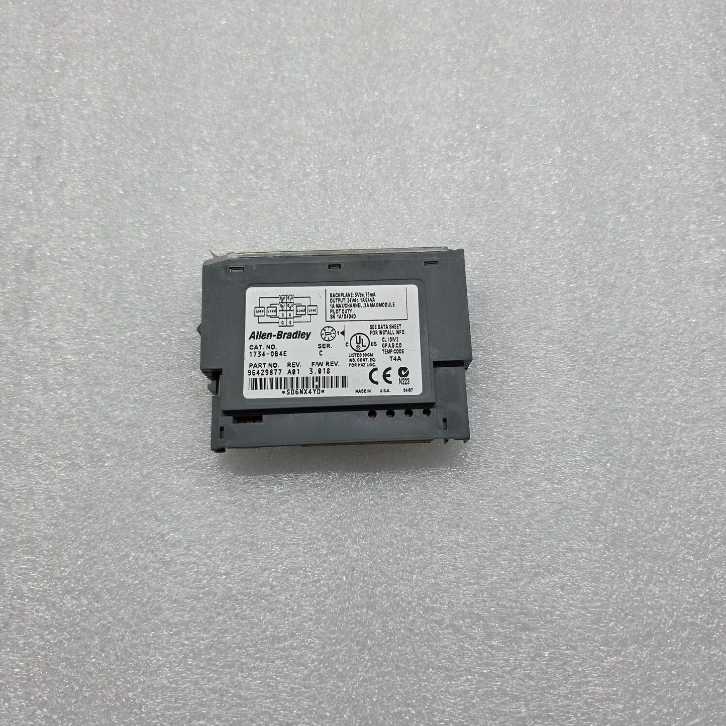 ALLEN BRADLEY 1734-OB4E POINT I/O DIGITAL MODULE 96429877