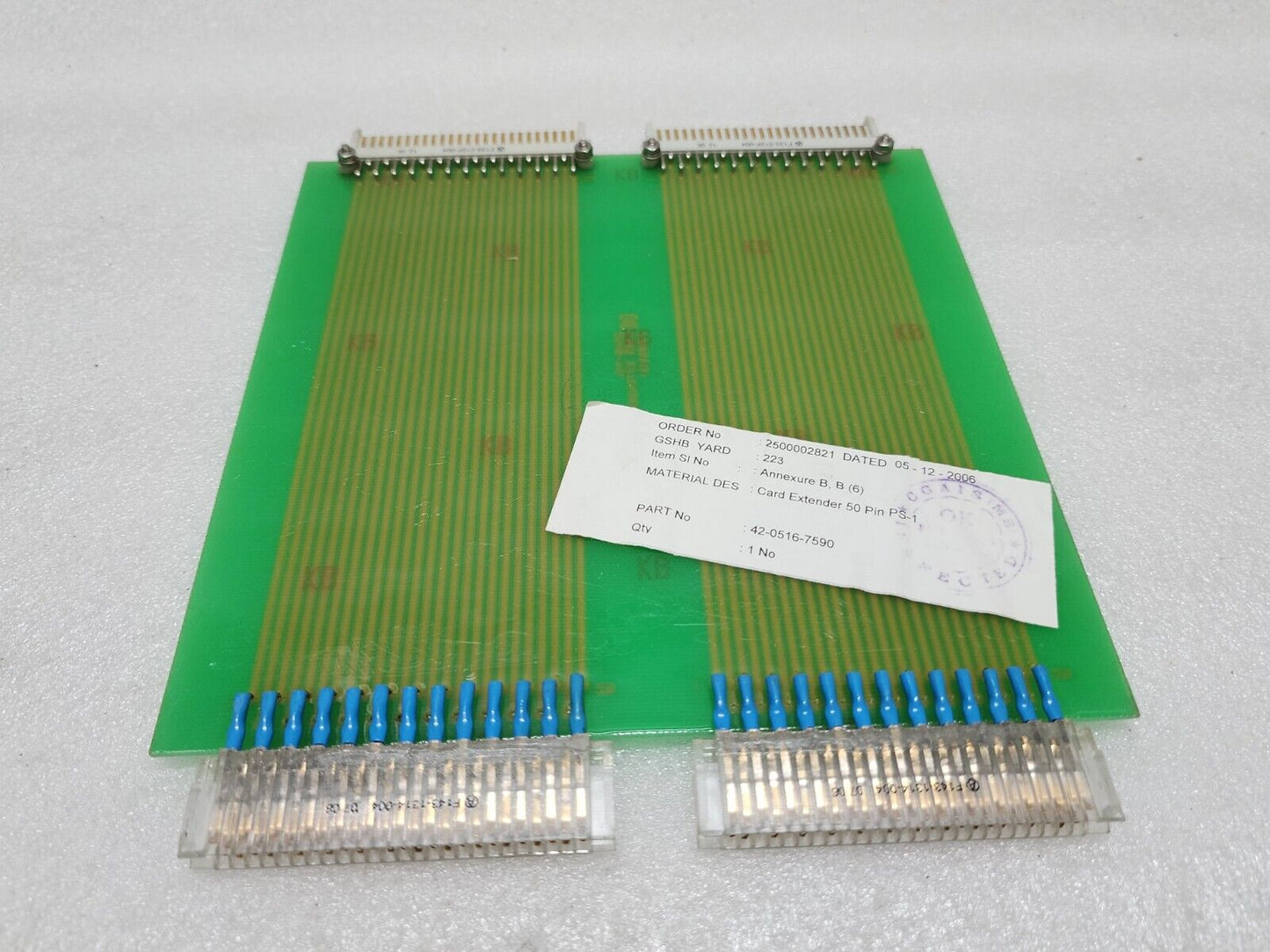 42-0516-7590 CARD EXTENDER 50 PIN PS-1