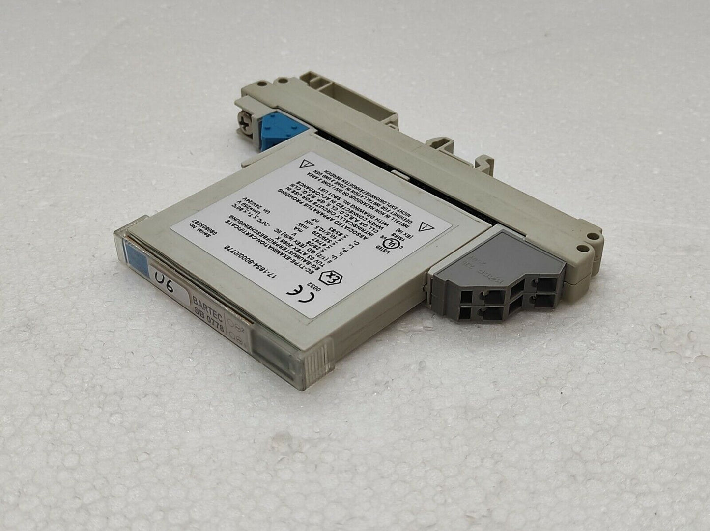 Bartec SB 0778 Process CONT EQ Universal Barrier SB0778 17-1834-8000/0778