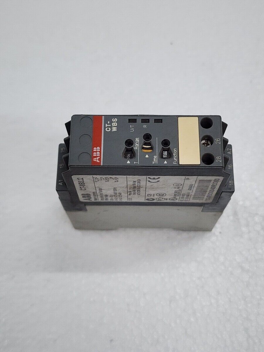 ABB CT-WBS.22 IMPULSE AND FLASHER TIME RELAY 1SVR630040R3300 24-240VAC / 24-48V