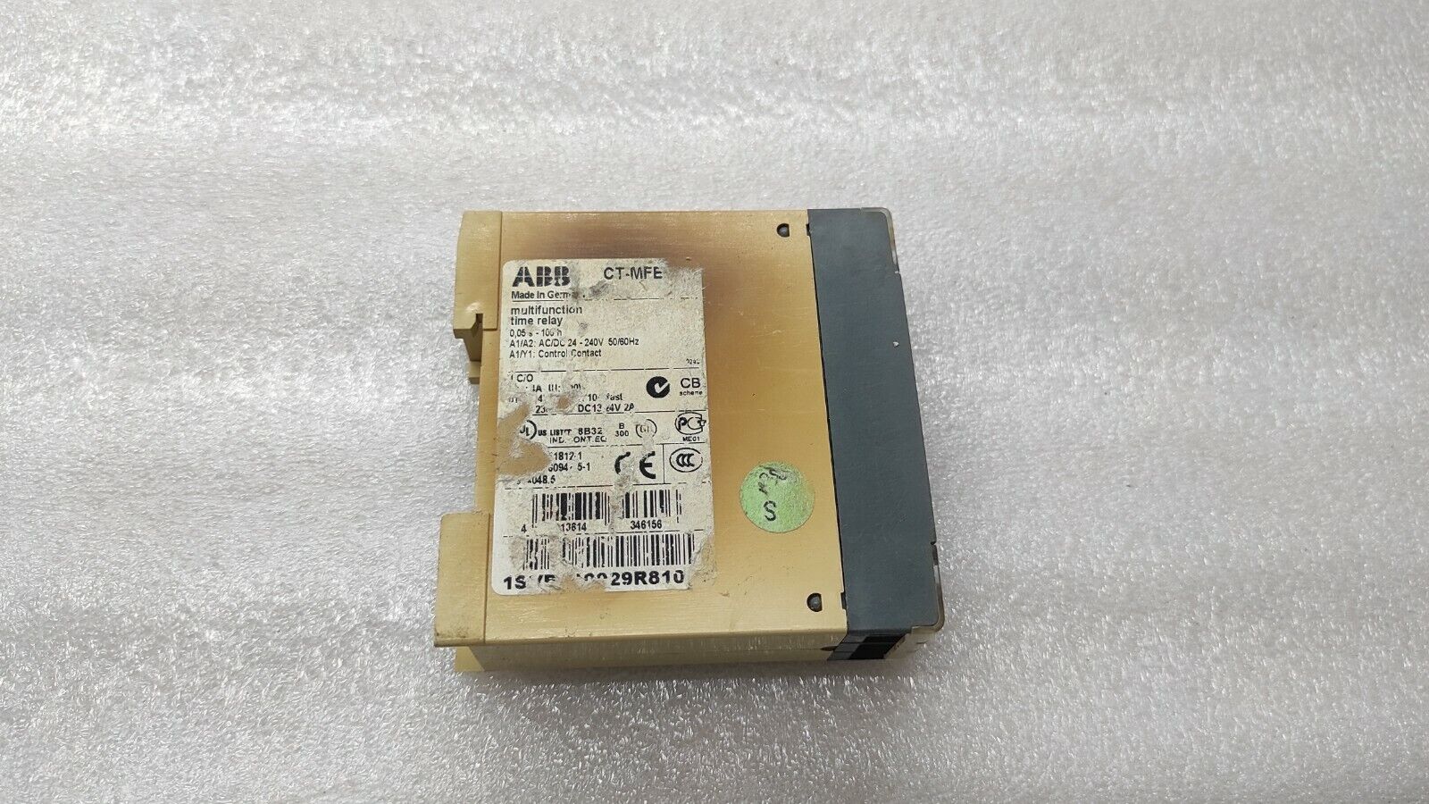 ABB CT-MFE TIME RELAY 1SVR550029R8100 24-240V AC/DC 0.05S-100H