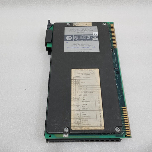 ALLEN BRADLEY CAT 1785-BCM C BACKUP COMMUNICATION MODULE
