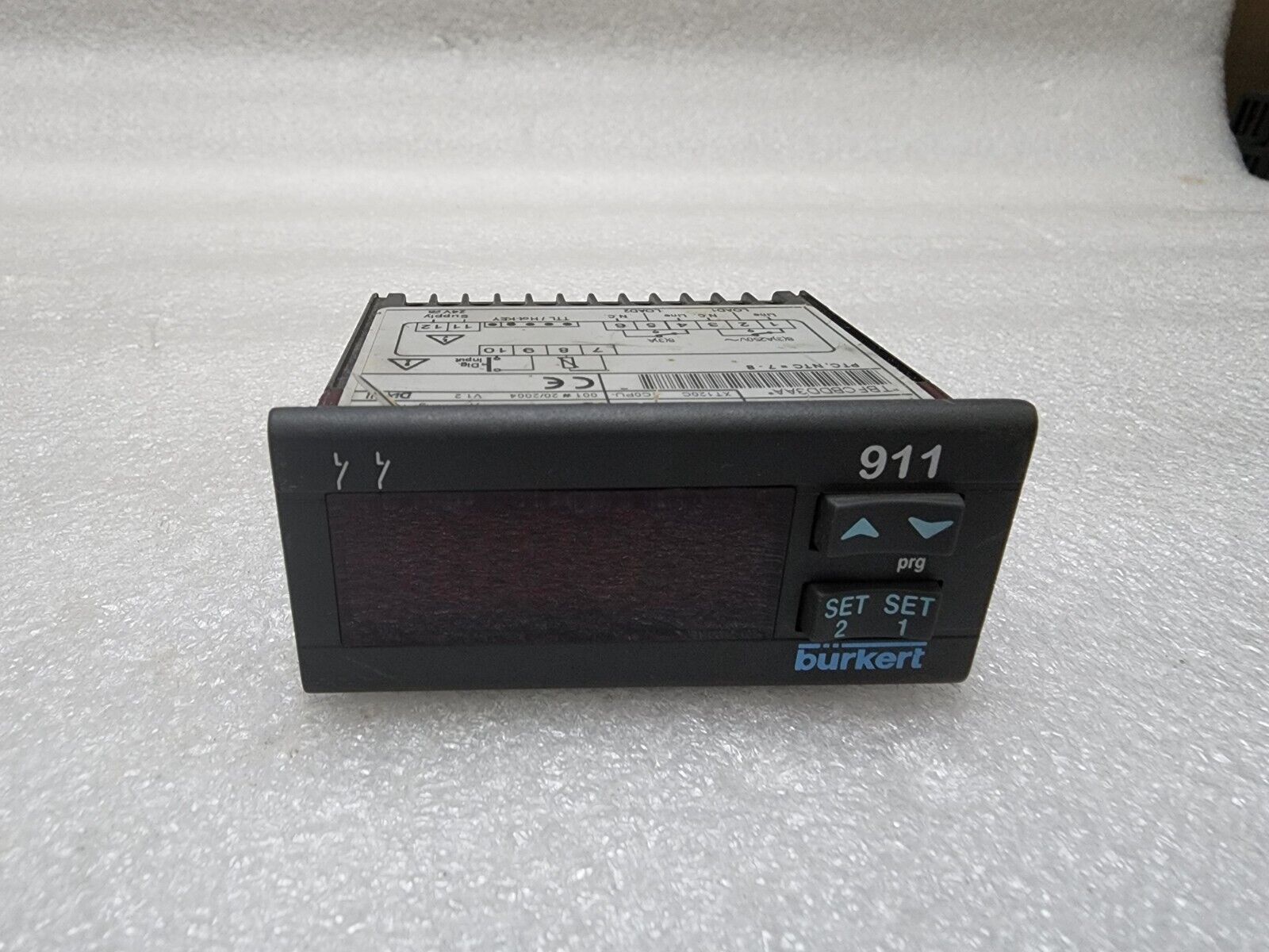 BURKERT 911 TEMPERATURE CONTROLLER XT120C-1COPU 24VAC-DC