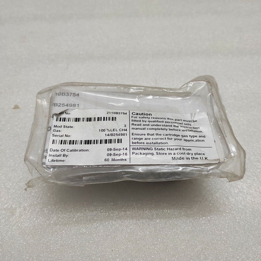 HONEYWELL 2110B3754 SENSOR 100% LEL CH4 OUT OF CALIBRATION