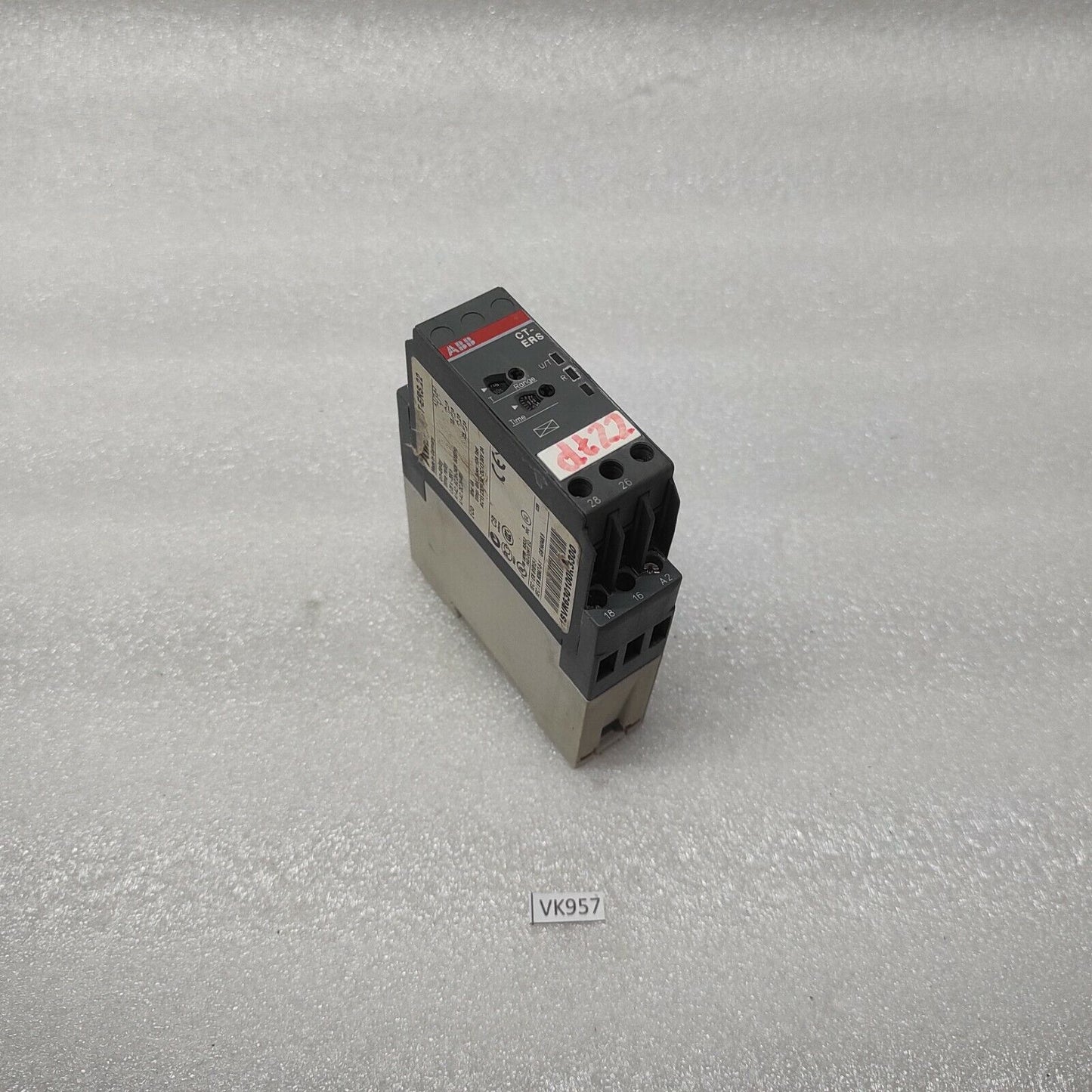 ABB CT-ERS.22 ON DELAY TIME RELAY 1SVR630100R3300 24-240VAC/24-48VDC