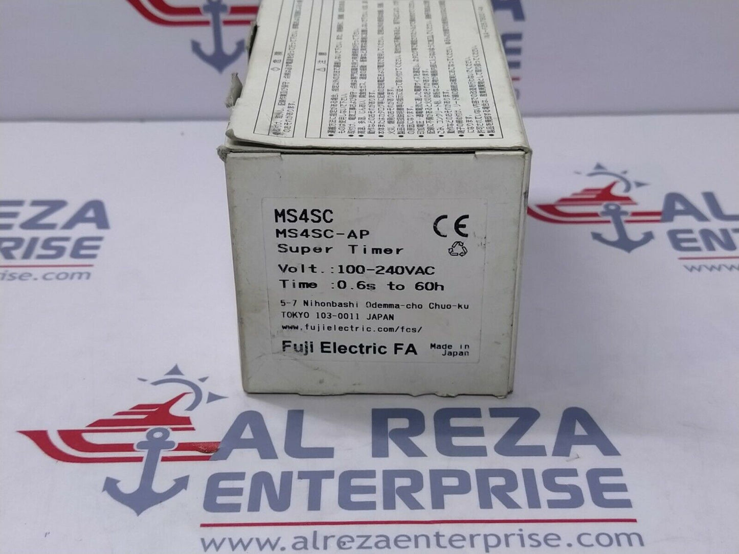 Fuji Electric MS4SC Super Timer MS4SC-AP 100-240VAC 0.6 SEC - 60 HOUR