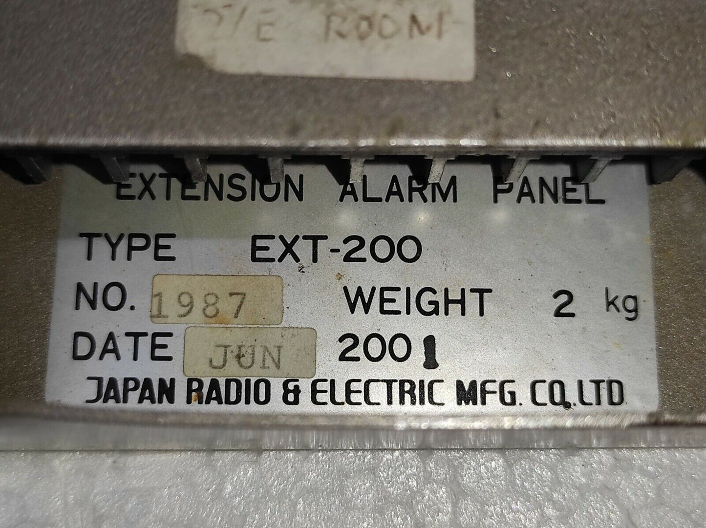 Japan Radio & Electric EXT-200 Extension Alarm Panel EXT200