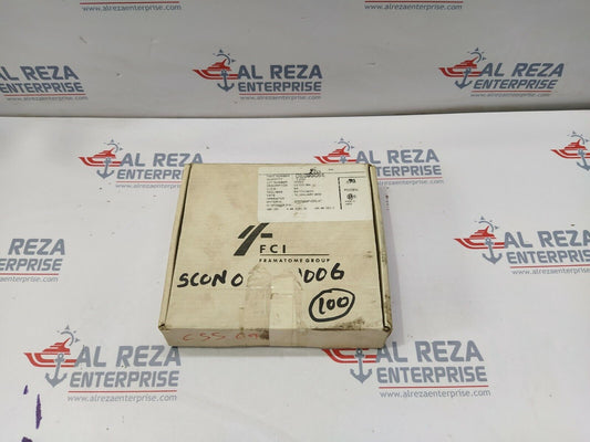 FCI DE09S064 CONN D-SUB RCPT 9POS SLDR CUP LOT OF 100 UNIT