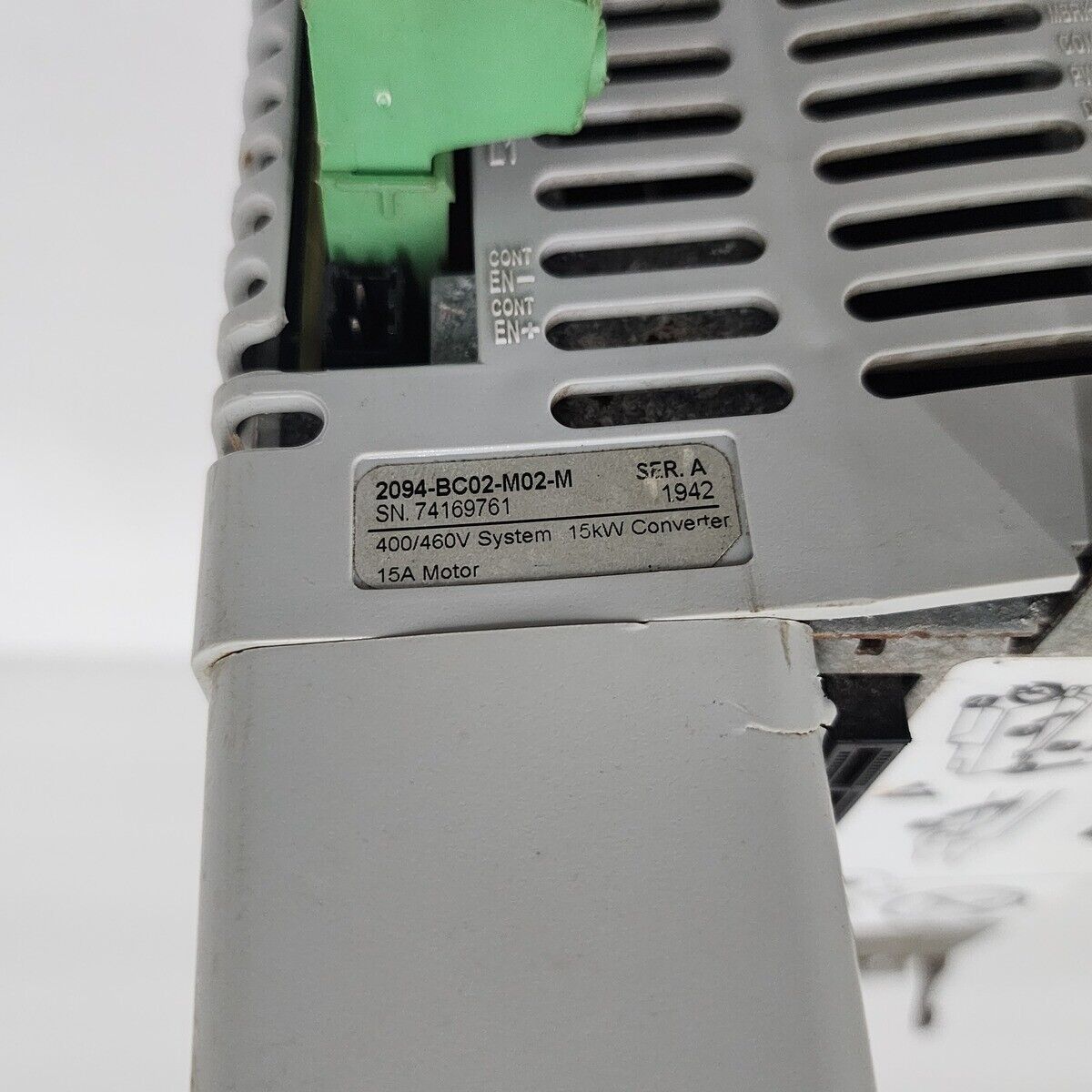 ALLEN BRADLEY 2094-BC02-M02-M BULLETIN 2094 15kW/15A INTEGRATED AXIS POWER MODUL