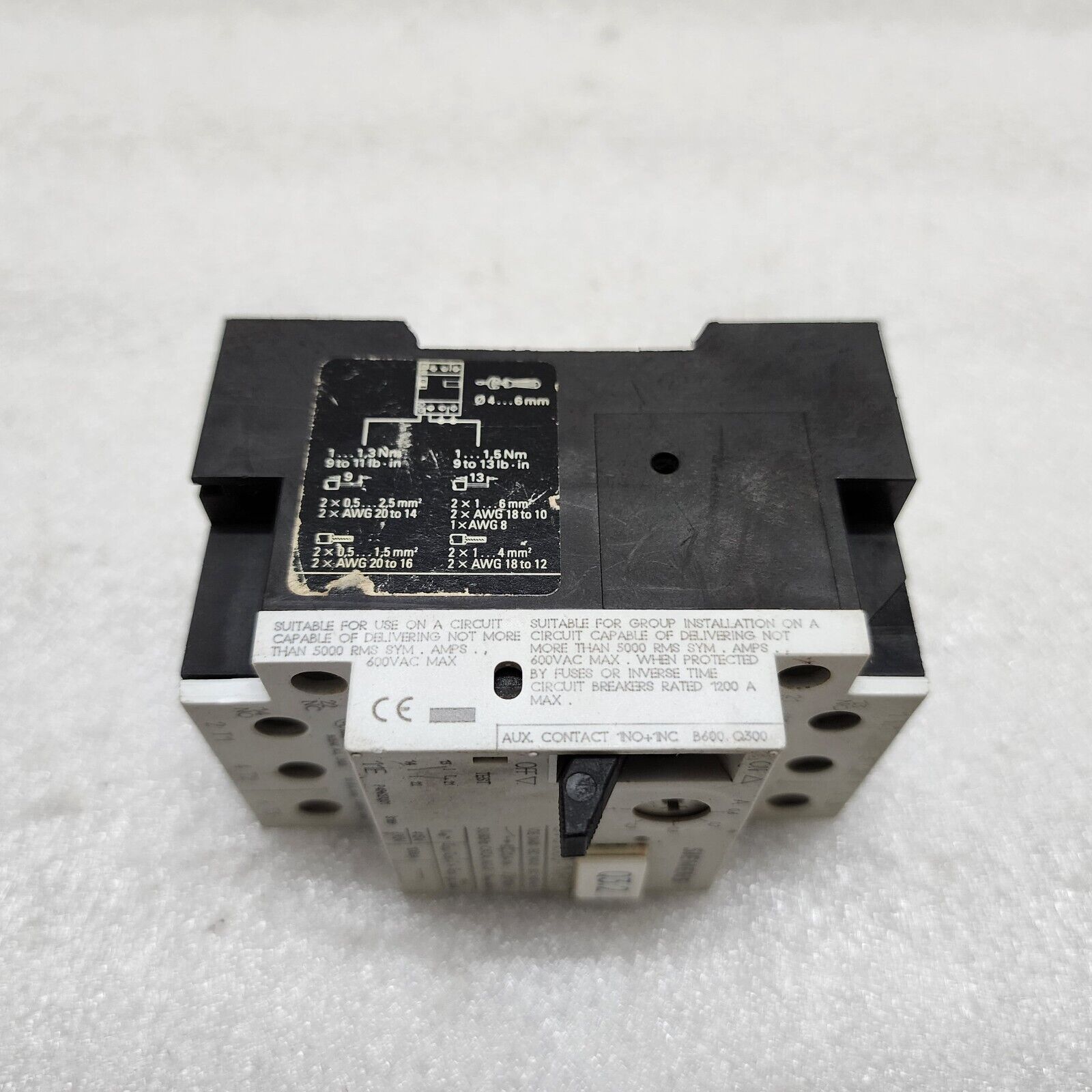 SIEMENS 3RV1011-0FA10, 3RV1011-0HA10, 3VU1300-1MF00, 3VU1300-2MF00,3VU1600-1ML00