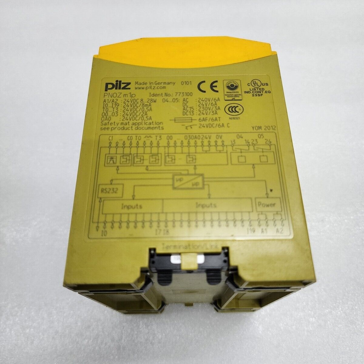 PILZ PNOZ M1P PROGRAMMABLE SAFETY CONTROLLER 773100 24VDC