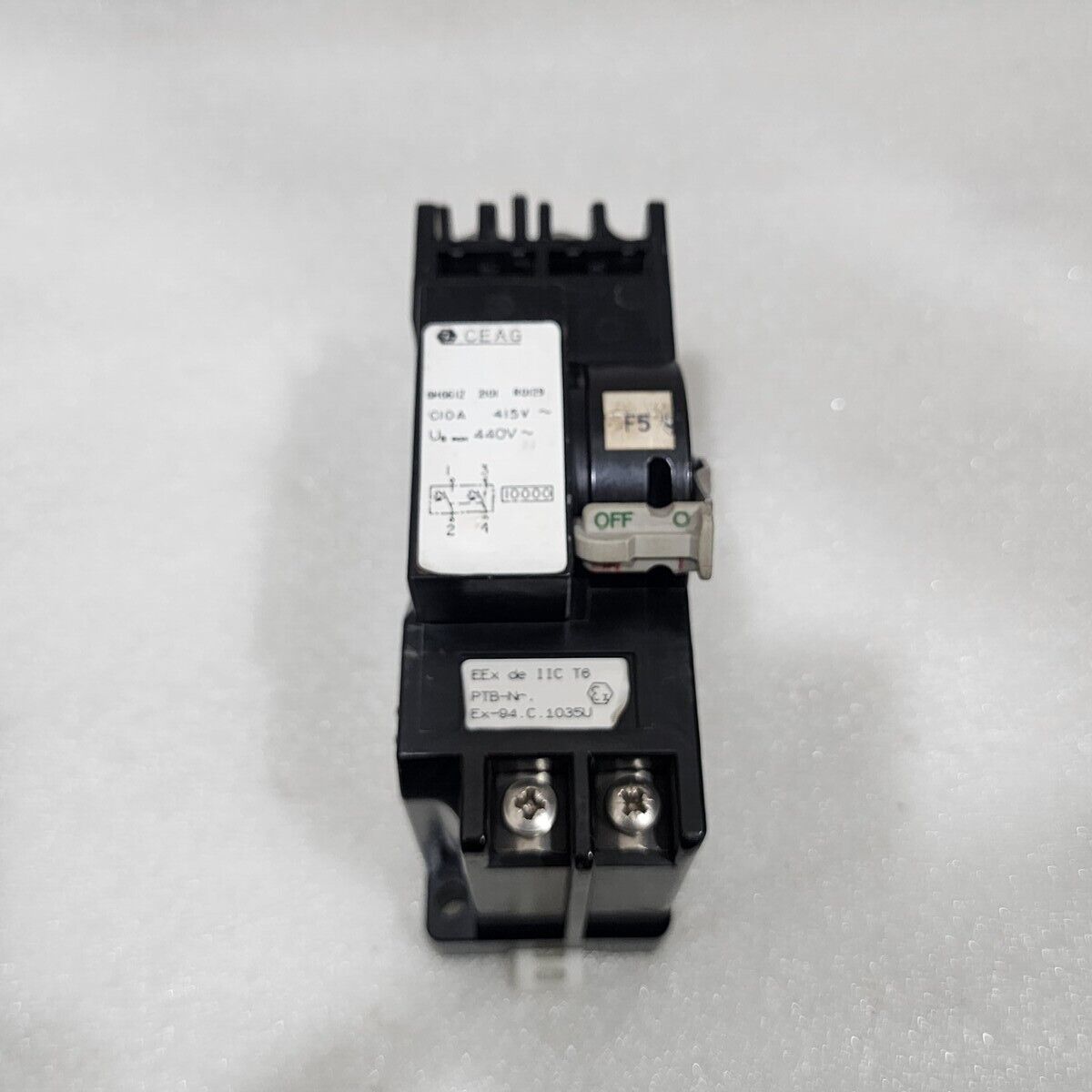 CEAG GHG612 2101 R0129 2-POLE CIRCUIT BREAKER