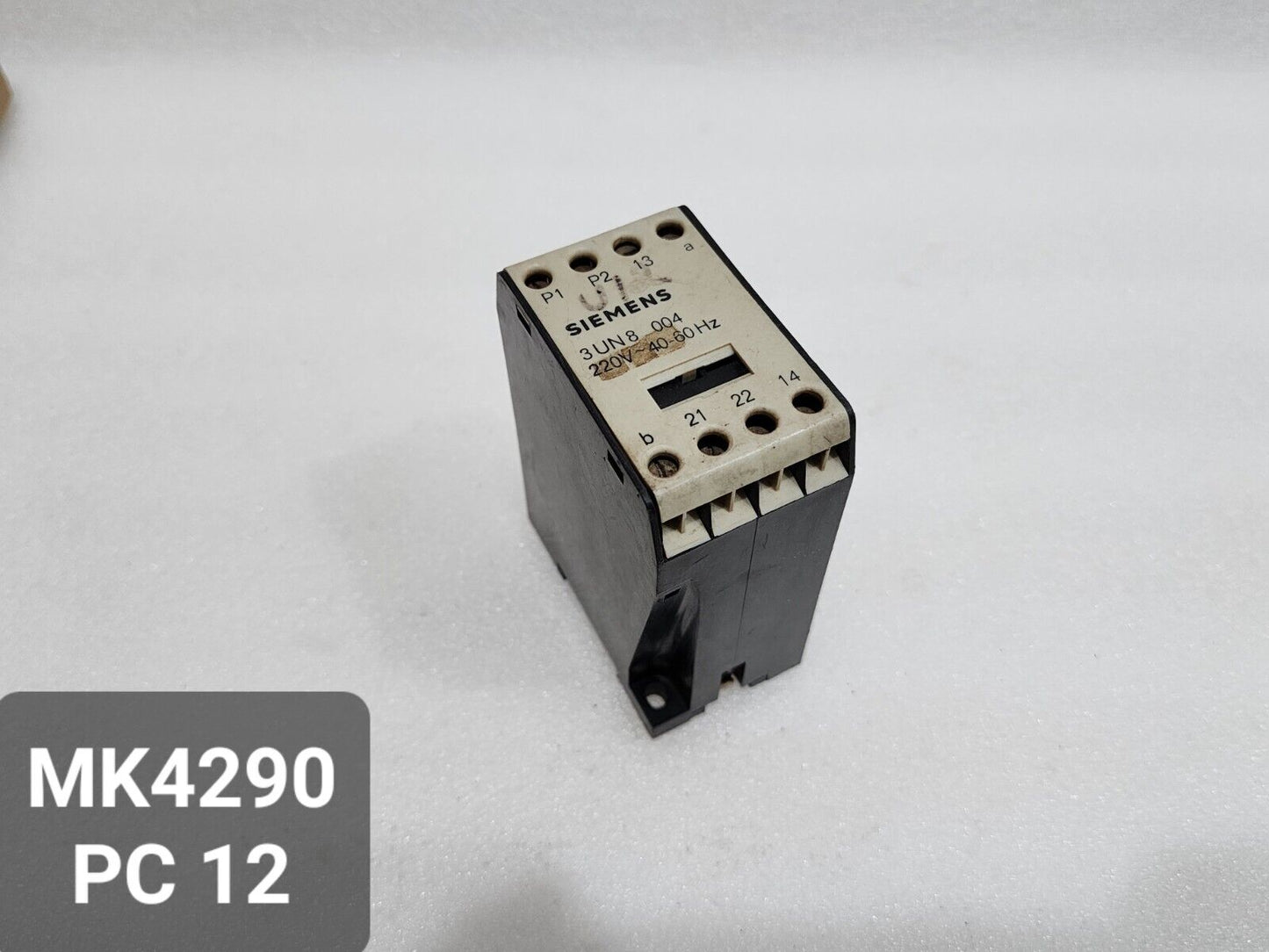 Siemens 3UN8 004 3 Pole Contactor Control Relay 3UN8004