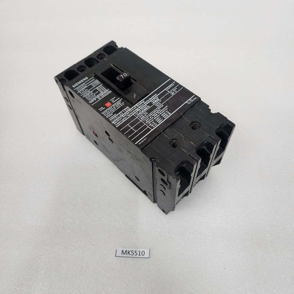 Siemens HHED63M070 3-POLE Schutzschalter 70A