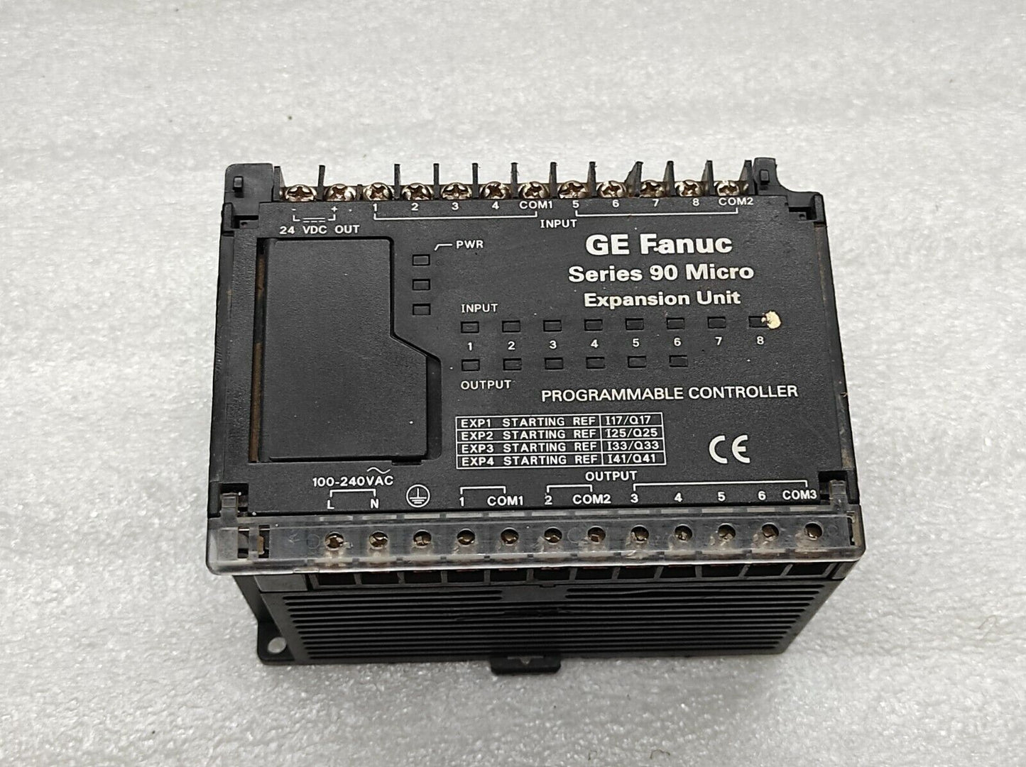 GE FANUC IC693UEX011RP1 PROGRAMMABLE CONTROLLER 100-240VAC