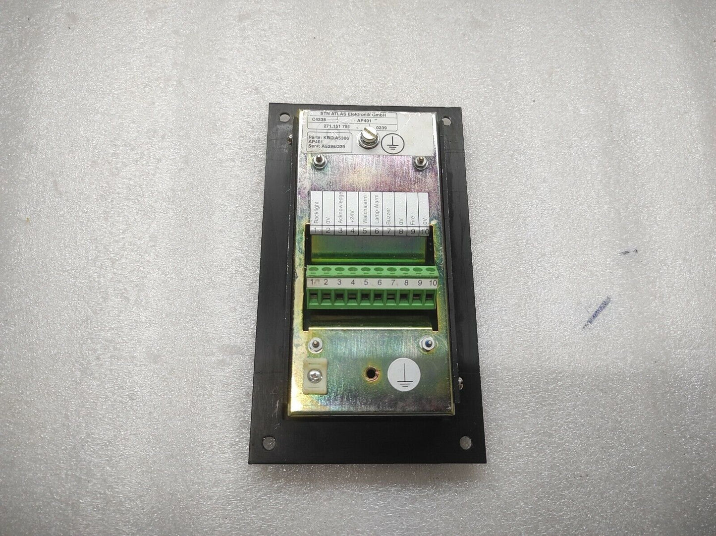 STN ATLAS AP-401 WATCH-ALARM SYSTEM 271.151 751