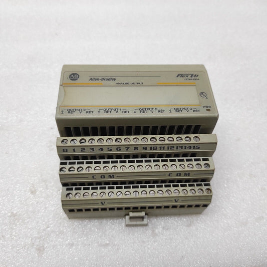 ALLEN BRADLEY CAT 1794-OE4 FLEX I/O ANALOG MODULE 96219476 1794-TB3 96145475