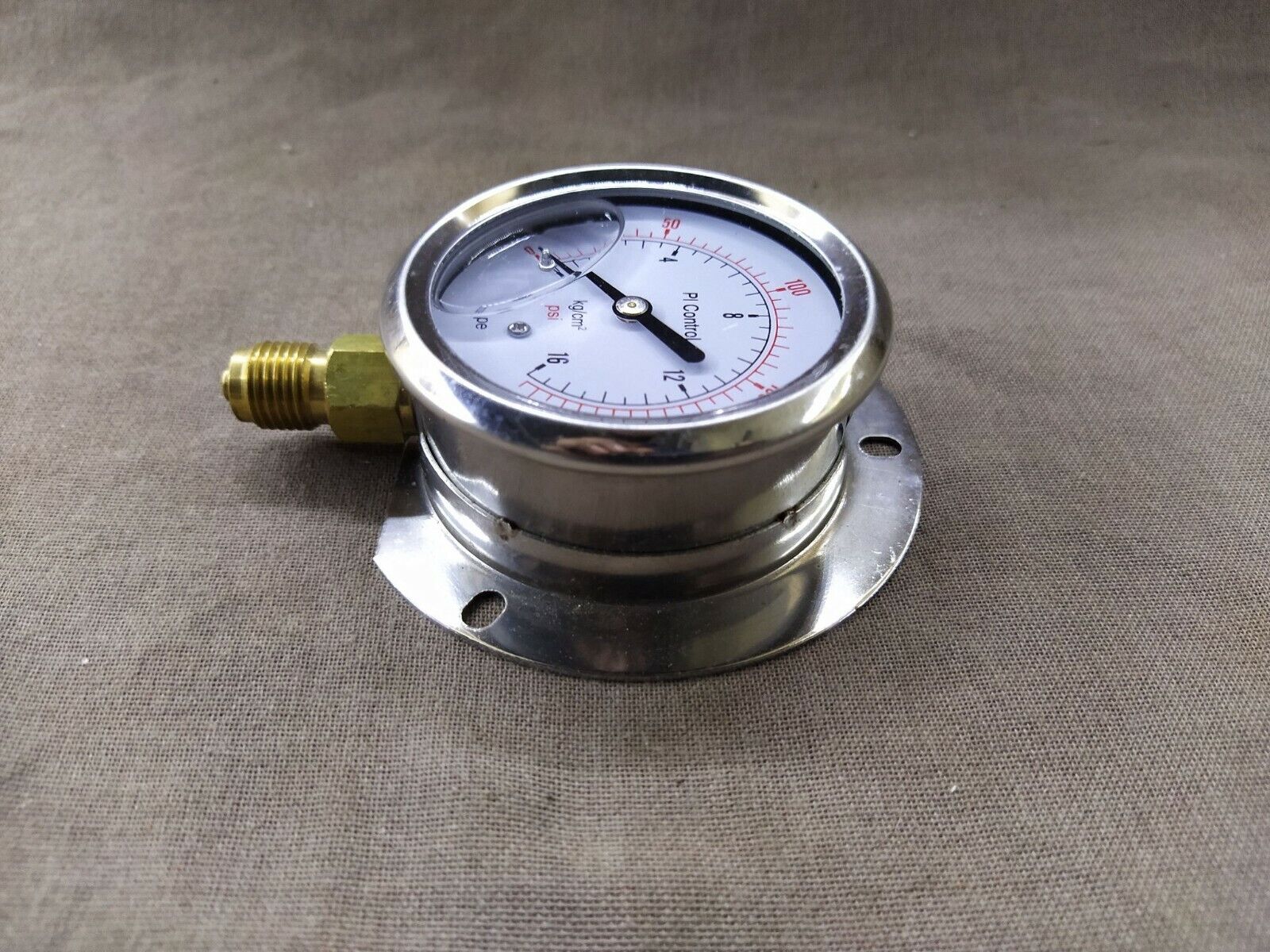 Europe PI Control Pressure Gauge 0-16 KG/CM2 PSI 63MM SS CASE