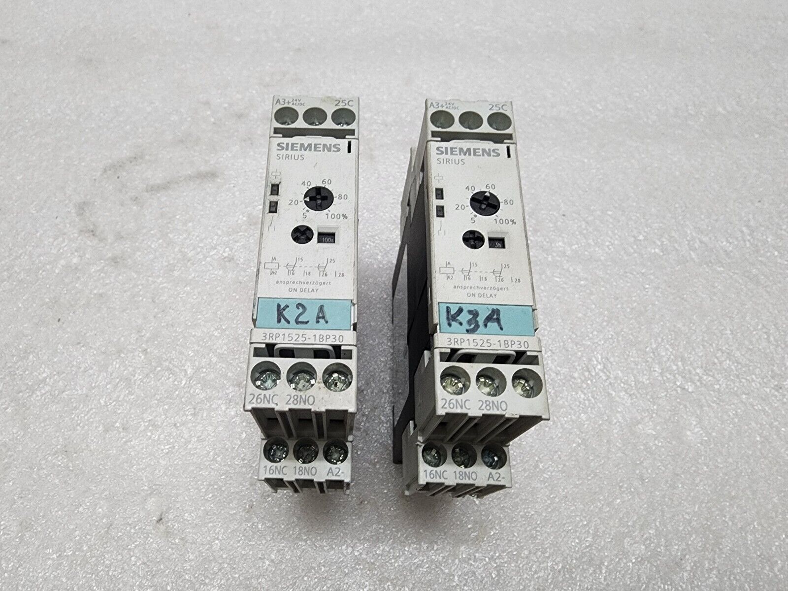 SIEMENS SIRIUS 3RP1525-1BP30 TIMING RELAY ON DELAY