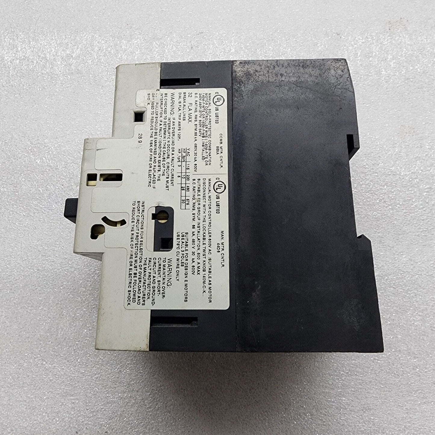 ALLEN BRADLEY CAT 140M-F8E-C32 MOTOR PROTECTION CIRCUIT BREAKER 23-32A