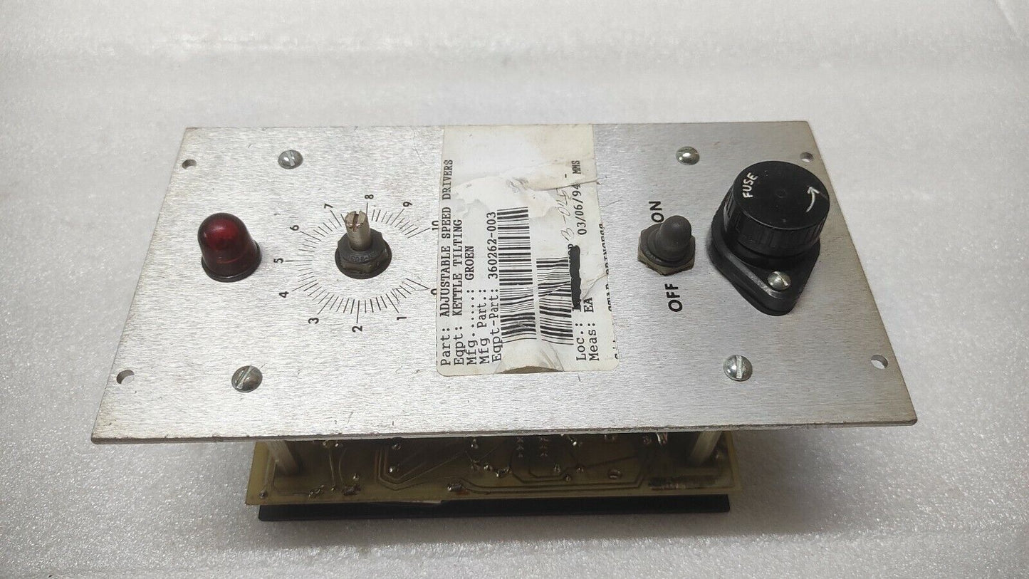 SABINA 2000-30 FULL WAVE CONTROL 0-90V-DC DC 115V-AC GROEN 360262-003 